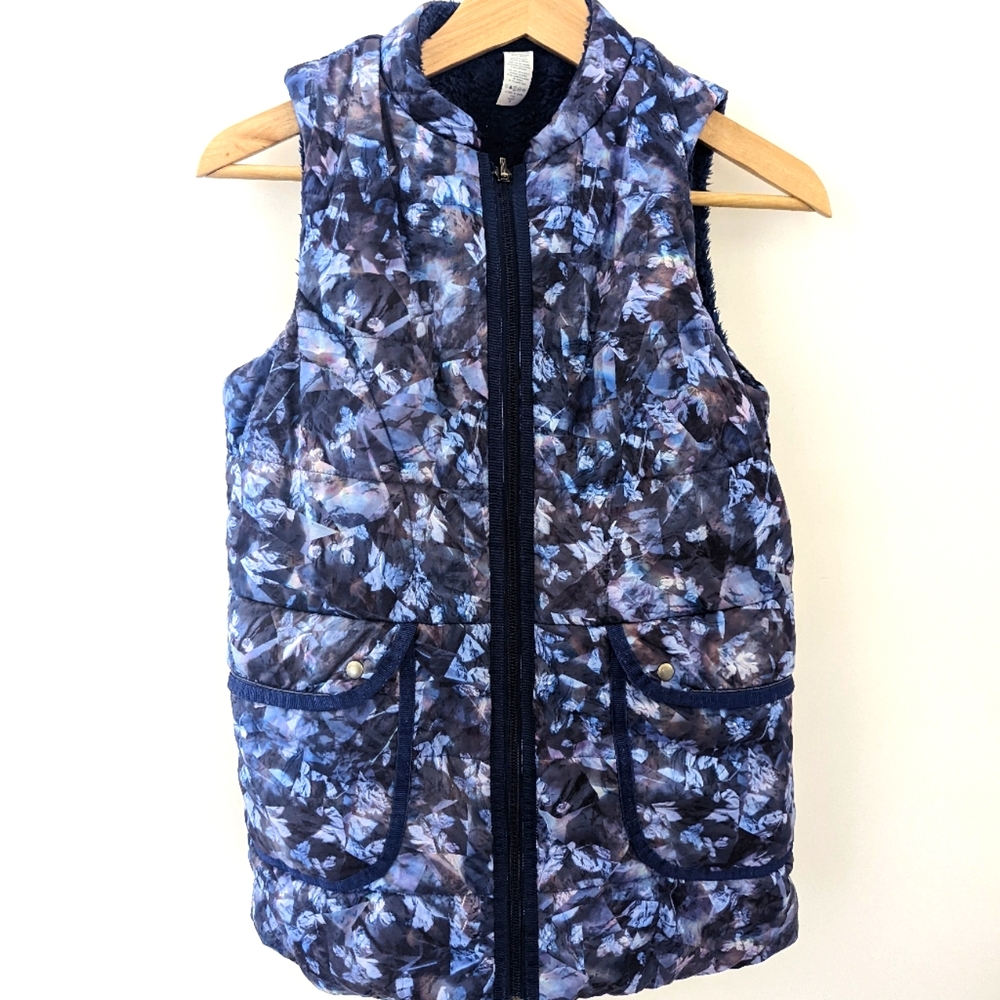 Ivivva Lululemon Reversible Down Puffer Vest Girls Sz 12